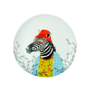 Animal Series - Salad Plate Summer Zebra