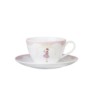 The Girls Series - Cup & Saucer Pink