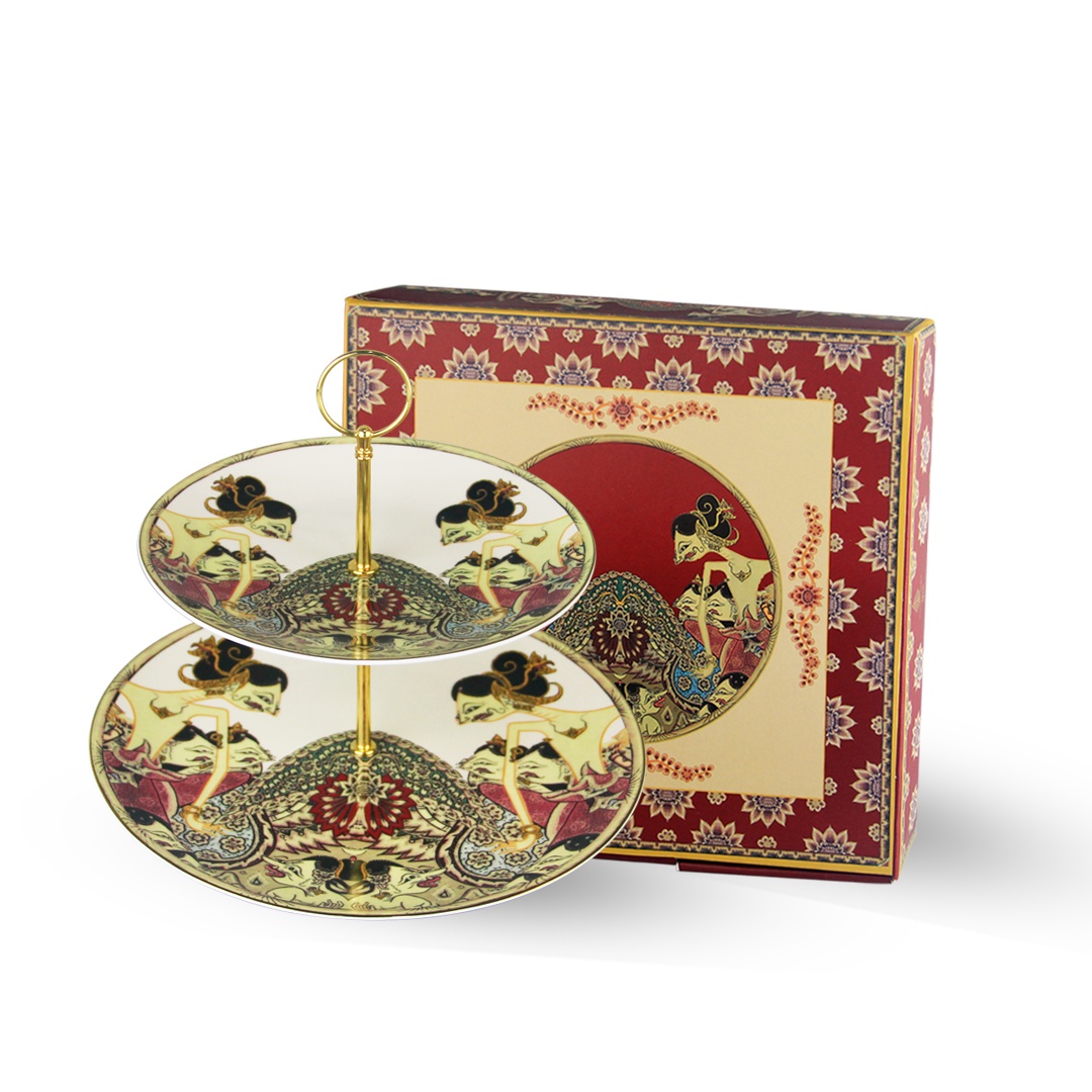 EDIT BOX Two Tier Ivory