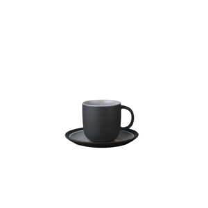 Purity Series - Cup & Saucer Espresso Dark Grey