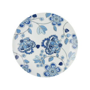 Batik Floral Blue Series - Dinner Plate