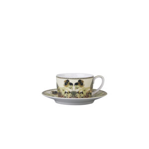 Ghea Panggabean Wayang Beber Series - Cup & Saucer Ivory