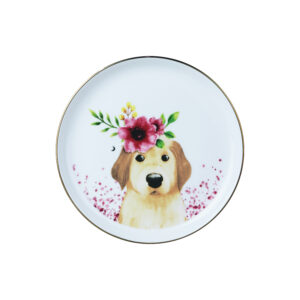 Luna Maya Series - Salad Plate My Best Friend Dog