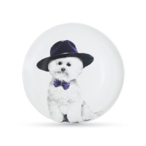 (2pcs)My Glamorous Pet Series - Salad Plate Cool Bichon