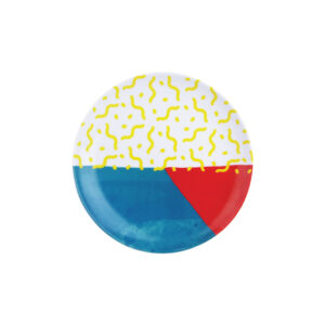 Pop Art Series - Salad Plate Yellow Curls