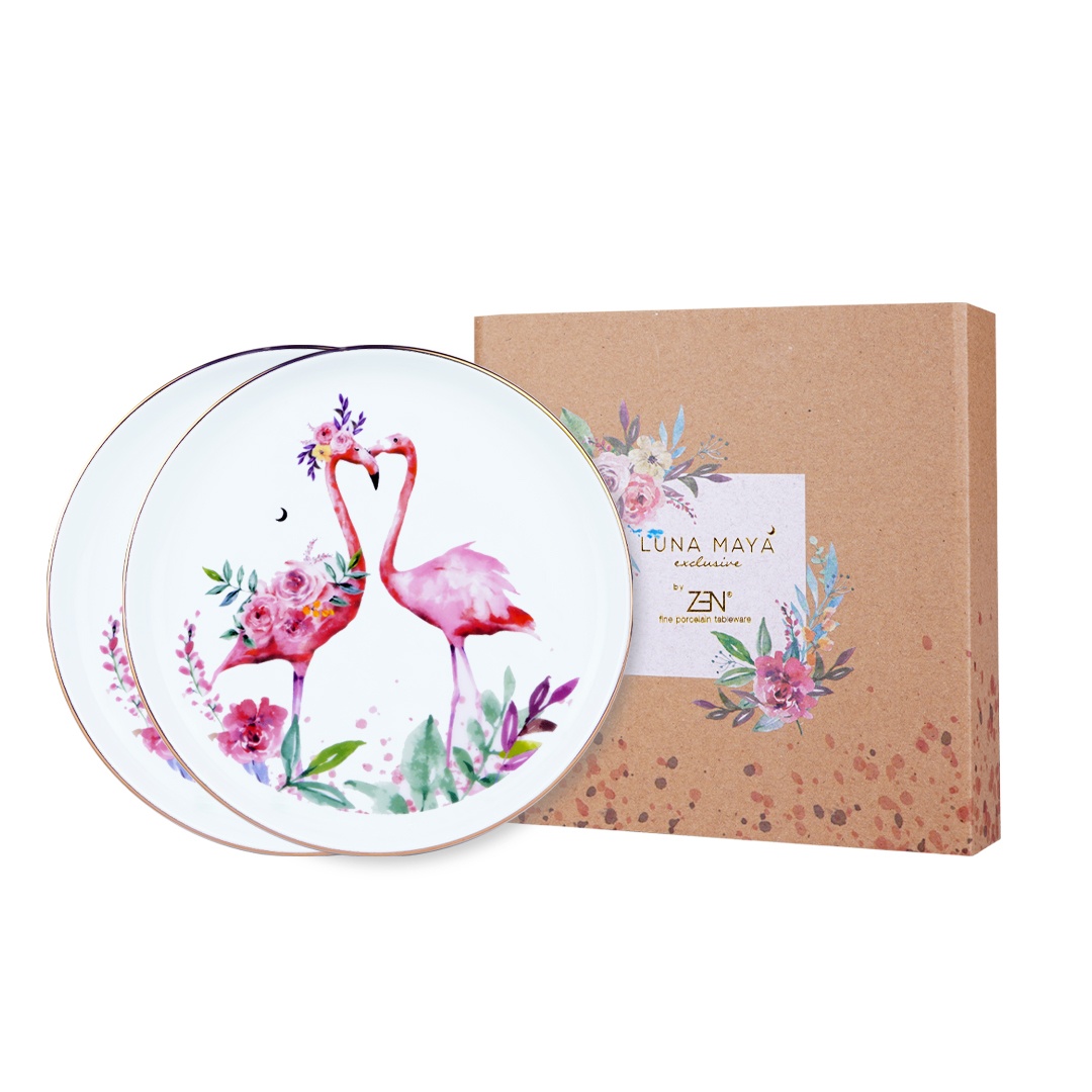 LUNA MAYA EDIT PLATE - FLAMINGO W BOX