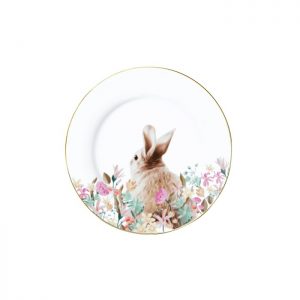 Floral Spring Bunny Series - Salad Plate C