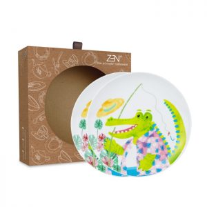 Animal Spring Series - Salad Plate Croco [2 PCS + Box]