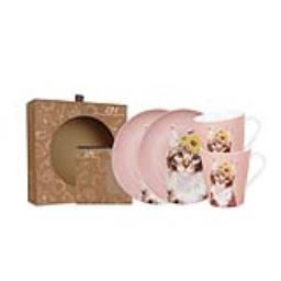 Cute Glamorous Pet Series - Dinner Set Lovable Cat