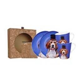 Cute Glamorous Pet Series - Dinner Set Genius Beagle