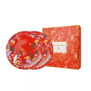 Dian Sastrowardoyo Series - Salad Plate Scarlet Red