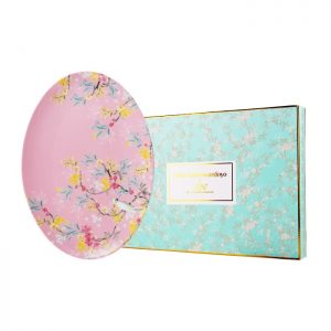 Dian Sastrowardoyo Series - Oval Plate Passionate Pink