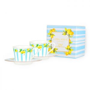 Luna Maya Tropical Series - Cup Saucer Stripes