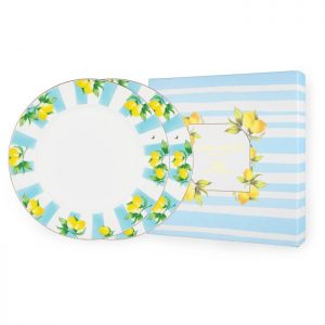 Luna Maya Tropical Series - Dinner Plate Stripes