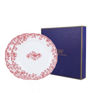 Earth Garden Series - Dinner Plate Burgundy