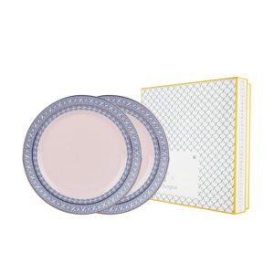 ZASKIA SUNGKAR The Z Collection - Pattern Blue B&B Plate