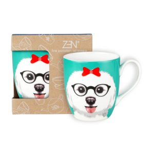 ZEN Mug/Gelas Keramik Dog Story - Maltese with Giftbox