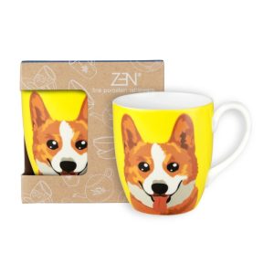ZEN Mug/Gelas Keramik Dog Story - Corgi with Giftbox