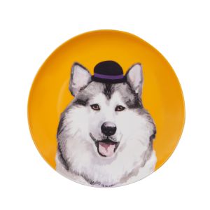 ZEN Piring Keramik Cute Glamorous Pet Emphatic Husky