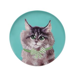 ZEN Piring Keramik Cute Glamorous Pet Cuddly Cat