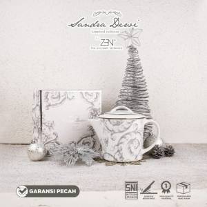 ZEN X SANDRA DEWI Teko Keramik Magnificent Frost 1 pcs + Box