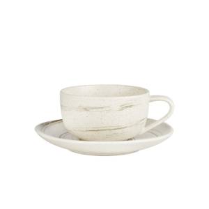 ZEN Cangkir Aesthetic/ Cup Saucer Keramik Stoneware Angin Mamiri