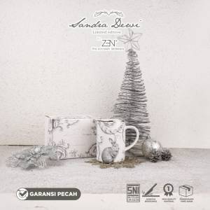 ZEN X SANDRA DEWI Gelas Mug Magnificent Frost Rabbit 330 ml + Box