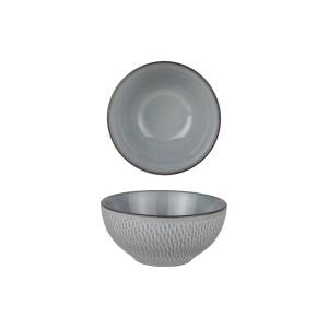 ZEN Mangkok Keramik Stoneware Lumbung Padi Abu - Diameter 16 cm