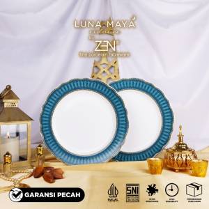ZEN X LUNA MAYA Piring Makan Delightful Aiyla 27cm 2pcs + Box