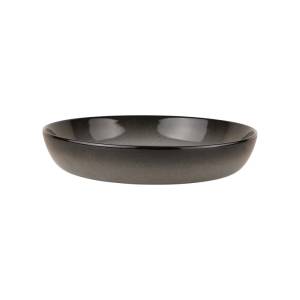 ZEN Piring Pasta Keramik Stoneware Double Glaze Grey - Diameter 23 cm