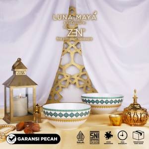 ZEN X LUNA MAYA Mangkok Makan Keramik Delightful Aiyla 16cm 2pcs + Box
