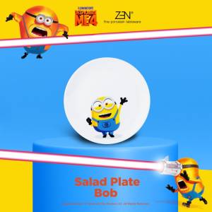 MINIONS ZEN Piring Salad Keramik Bob 2 pcs + Box
