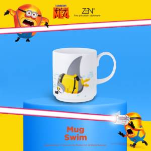 MINIONS ZEN Mug Gelas Keramik Swim 1 pcs + Box