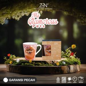 ZEN Mug Keramik My Glamorous Pet Grooming Pomeranian 1 pcs + Box