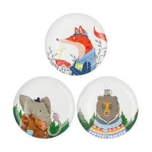 ZEN Animal Drinking Series Bear, Elephant, Fox - 3 PCS
