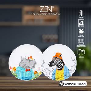 2 Pcs Piring Animal Summer