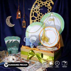 ZEN Hampers Lebaran Ramadhan Premium Hampers Piring Mug Keramik Color Therapy B