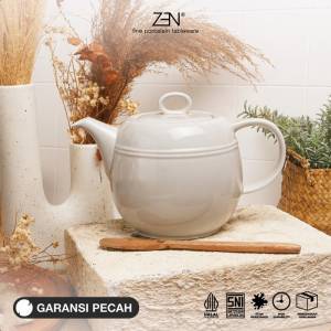 ZEN Teko Keramik/ Teapot Estetik Grey Best Seller