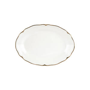 ZEN Piring Oval Keramik Royal Savoie Premium 1 pcs