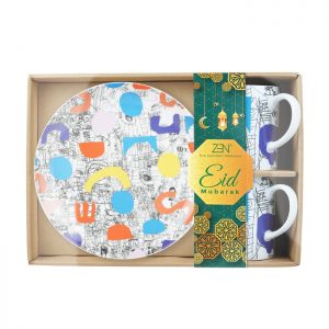 Lebaran Hampers Series – Calla The Label Piring Salad & Mug Doodle