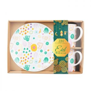 Lebaran Hampers Series – Calla The Label Piring Salad & Mug Emily White
