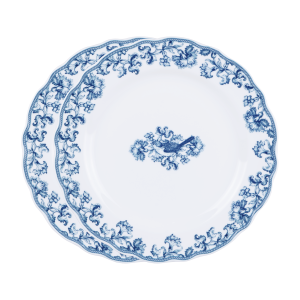 Earth Garden Navy – Piring Makan Keramik Dinner Plate 27cm (2pcs) +Box