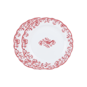 Earth Garden Burgundy – Piring Keramik Salad Plate 22cm 2pcs+ Box
