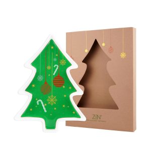Christmas Tree Plate – Green