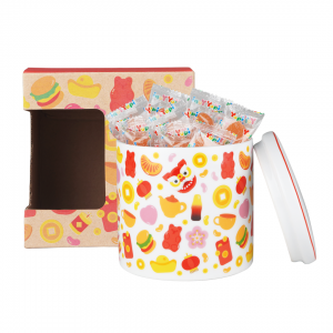 ZEN x Yupi Toples/Jar isi Gummy Orange Slice – Lunar White Giftbox