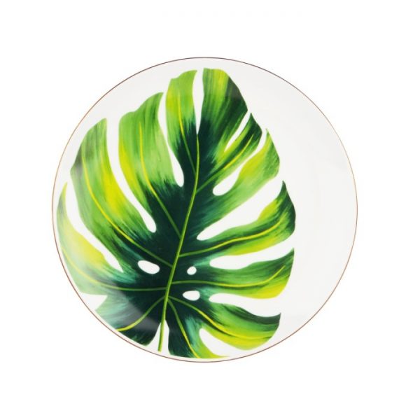 Royal Monstera Series – Dinner Plate – Zen Tableware Official Store
